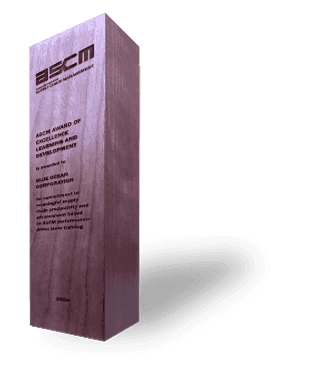 Excellence in Training & Development – ASCM Global Award, USA