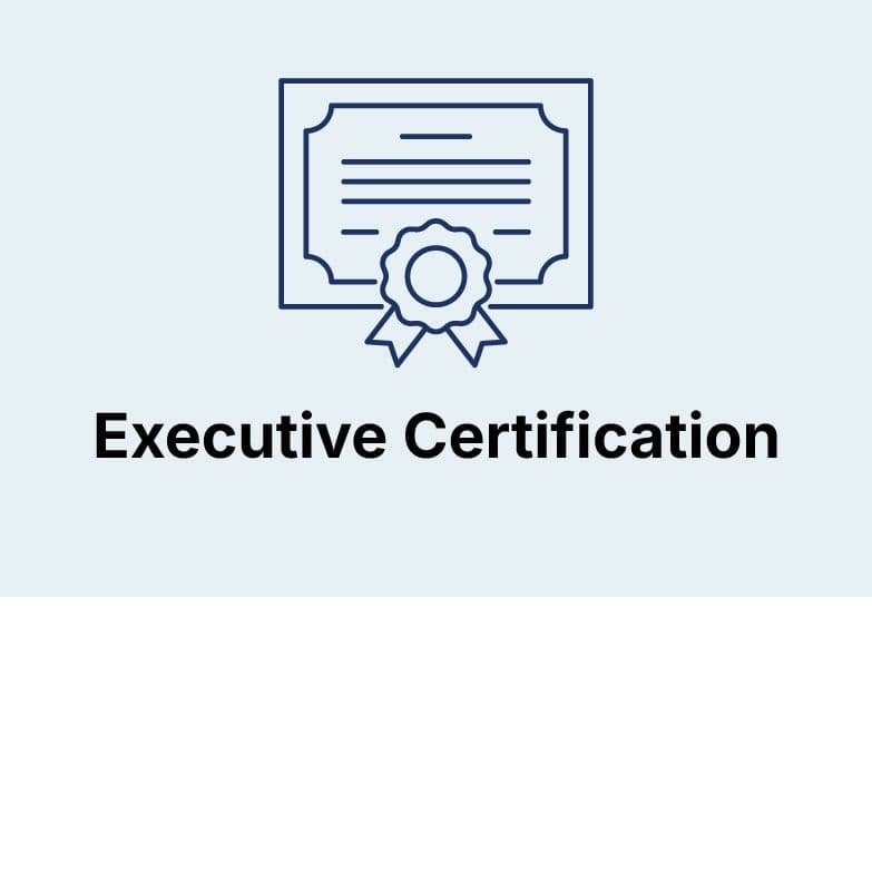 Executive Certification Programs